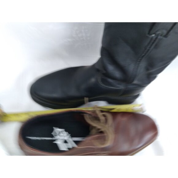 Justin Black Work Boots Measures 10. 5 conductor Oil Resistant READ description main image 5